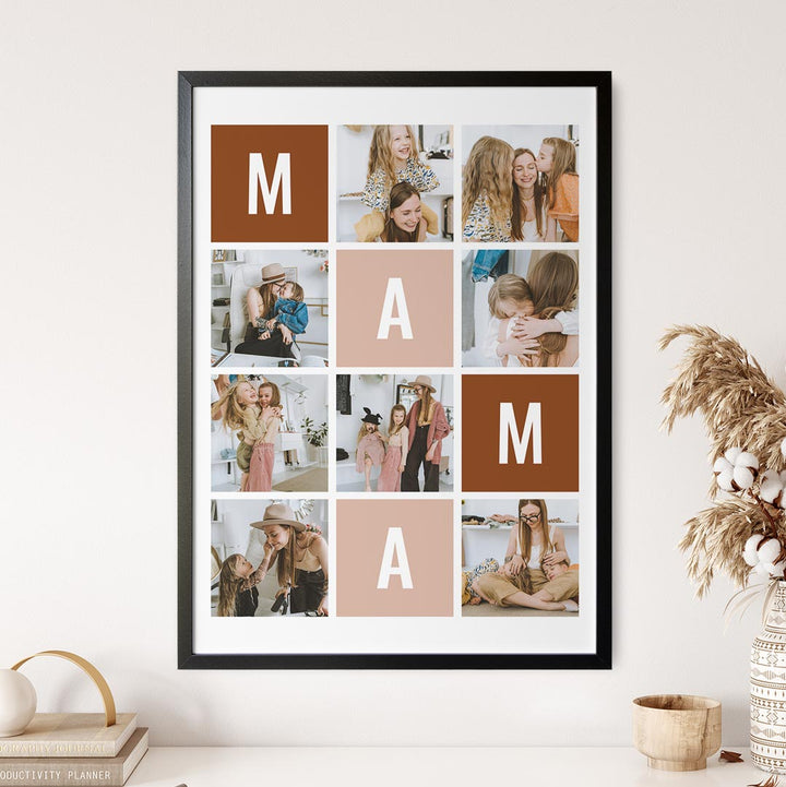 collagenbild fotocollage mama