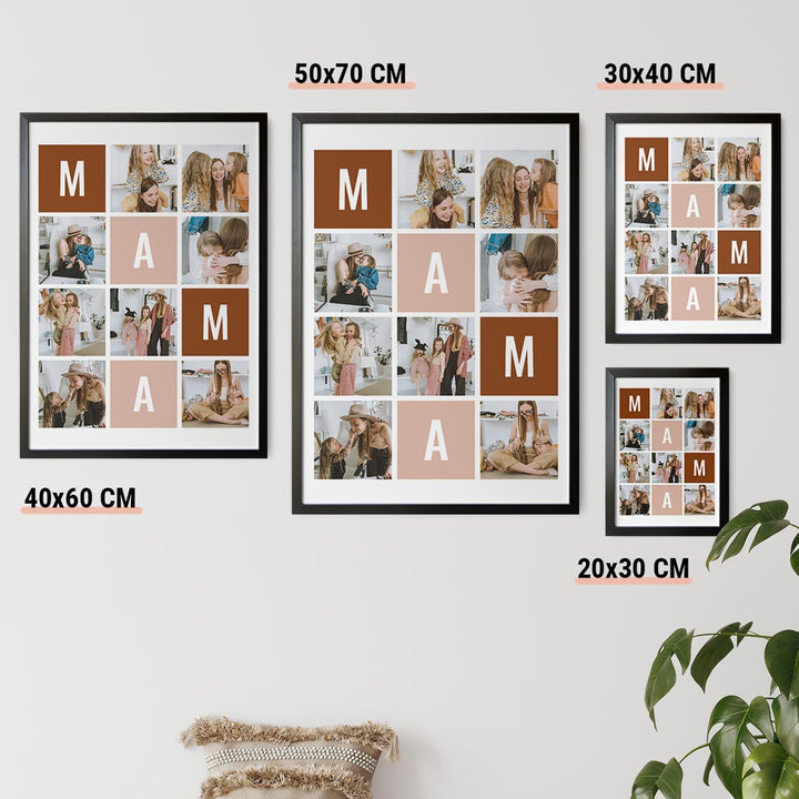 geschenkidee mama poster collage