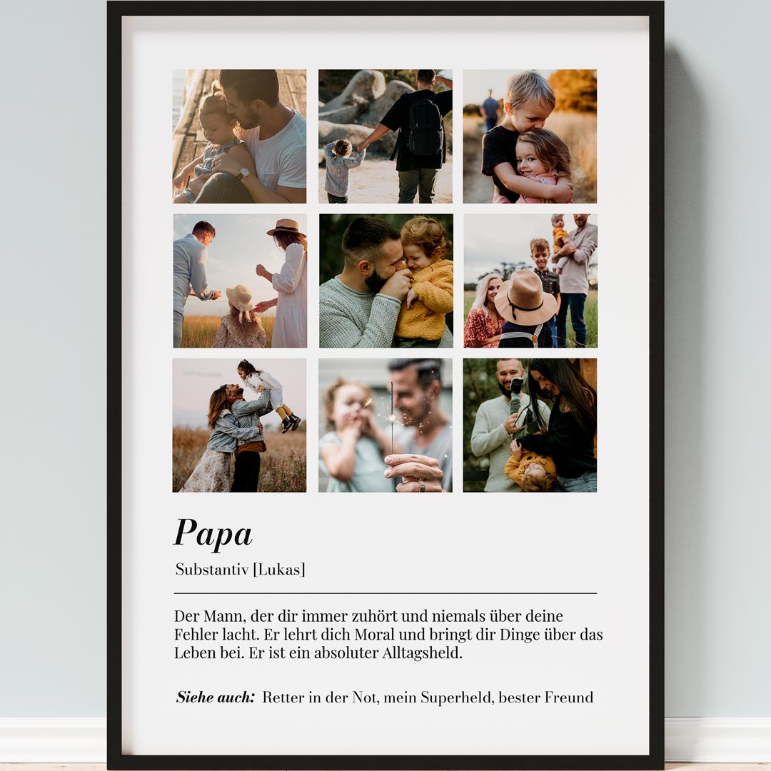 personalisiertes geschenk für papa