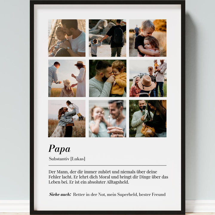 personalisiertes geschenk für papa