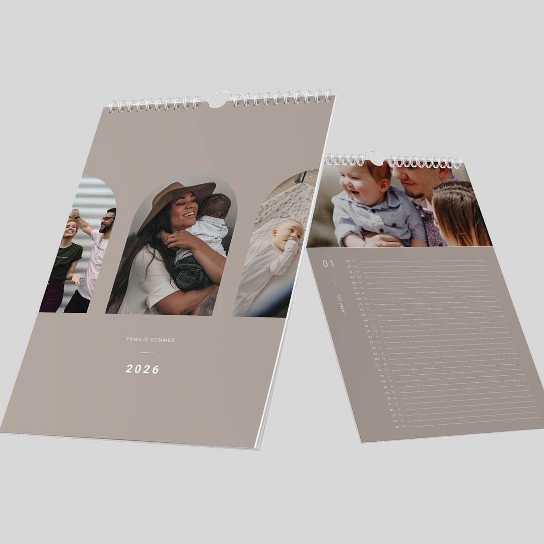 wandkalender fotokalender familienplaner 2026