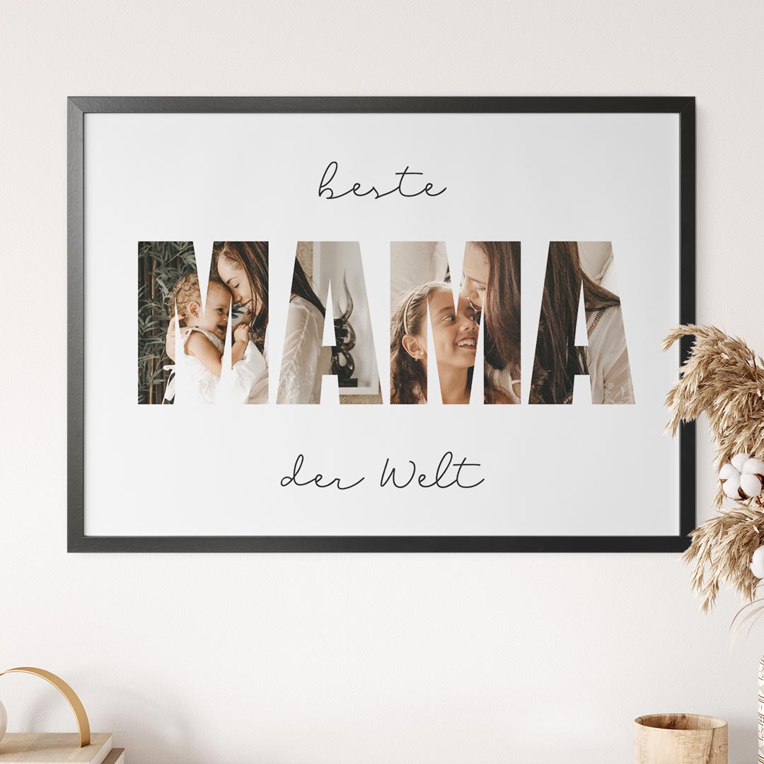 geschenk für mama fotocollage