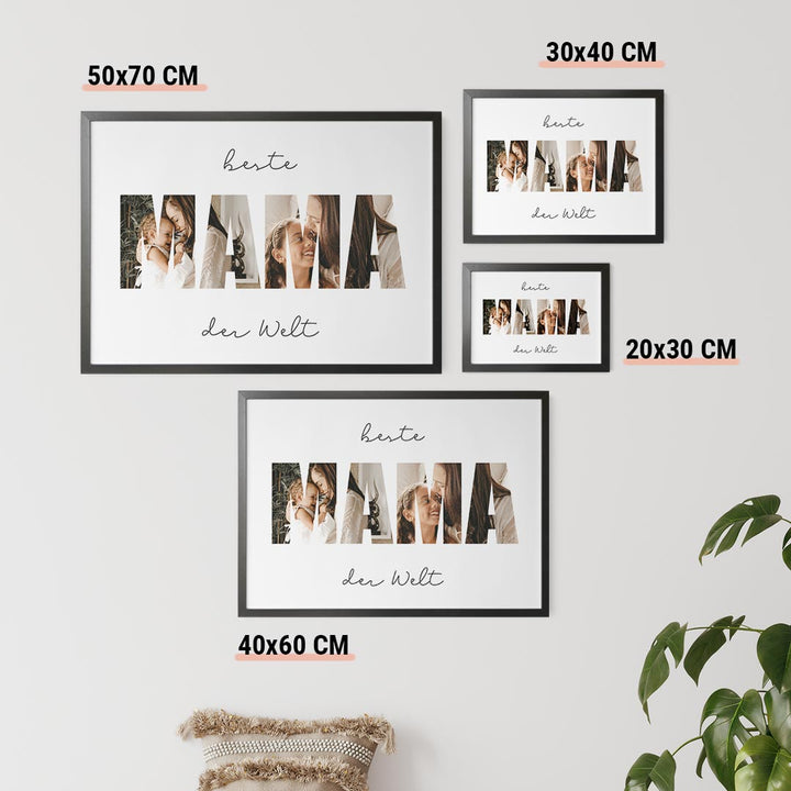 geschenk mama muttertag collagenbild