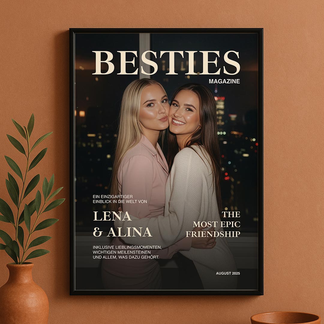 besties magazine cover poster