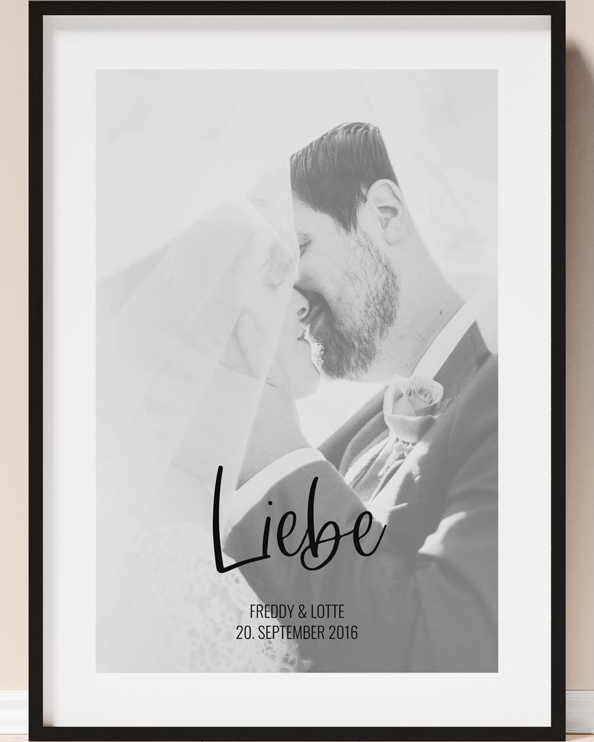liebe love poster hochzeit
