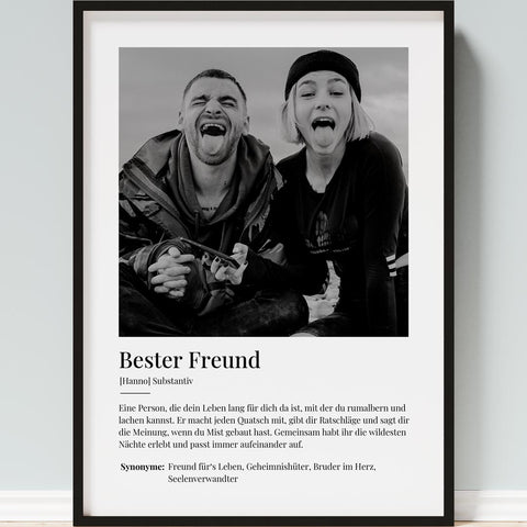 Fotoposter Bester Freund