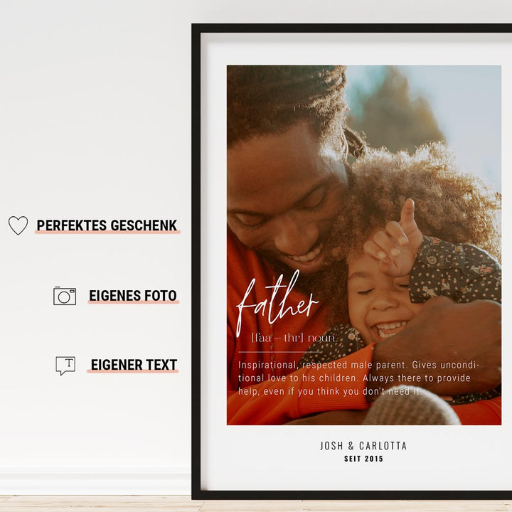 geschenk vatertag definition poster