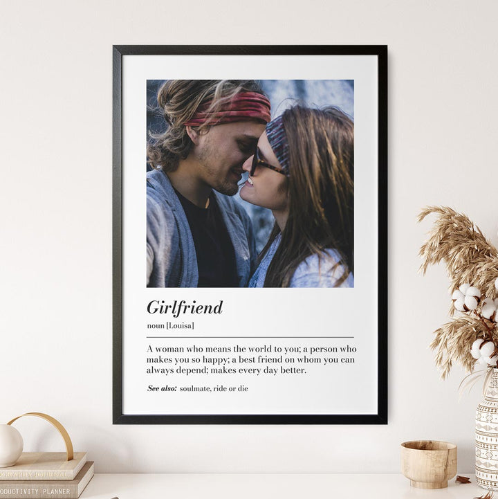 geschenk für partner poster