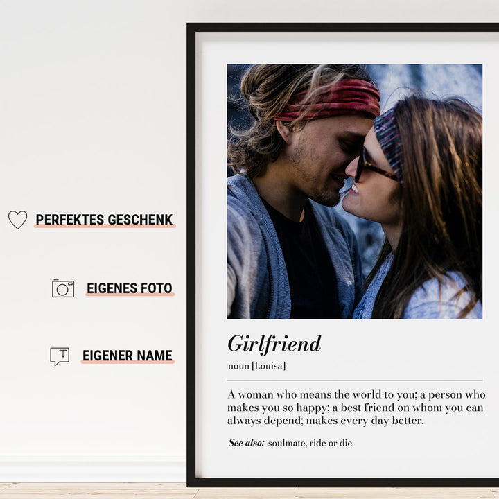 fotoposter definition girlfriend