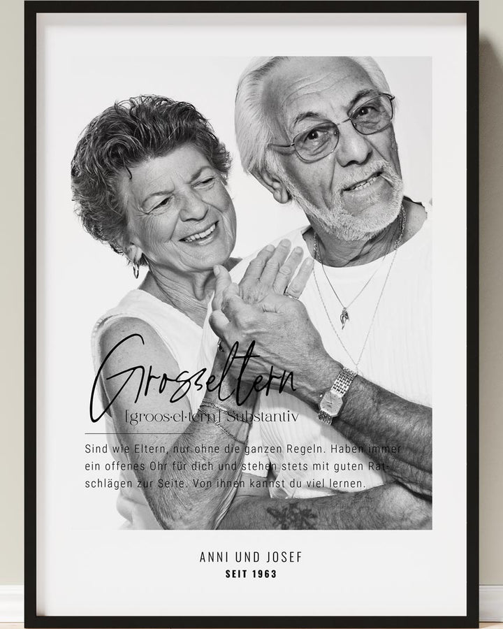 oma opa definition poster