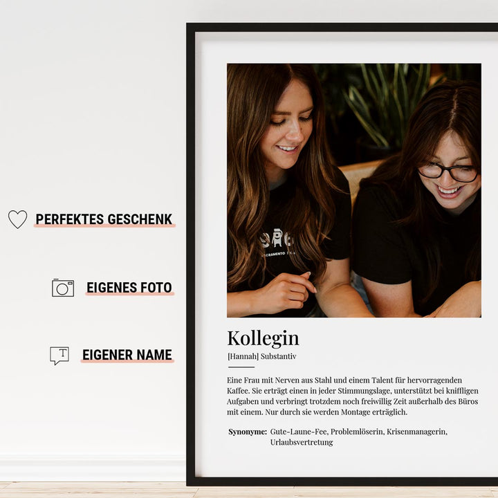 definition kollegin poster