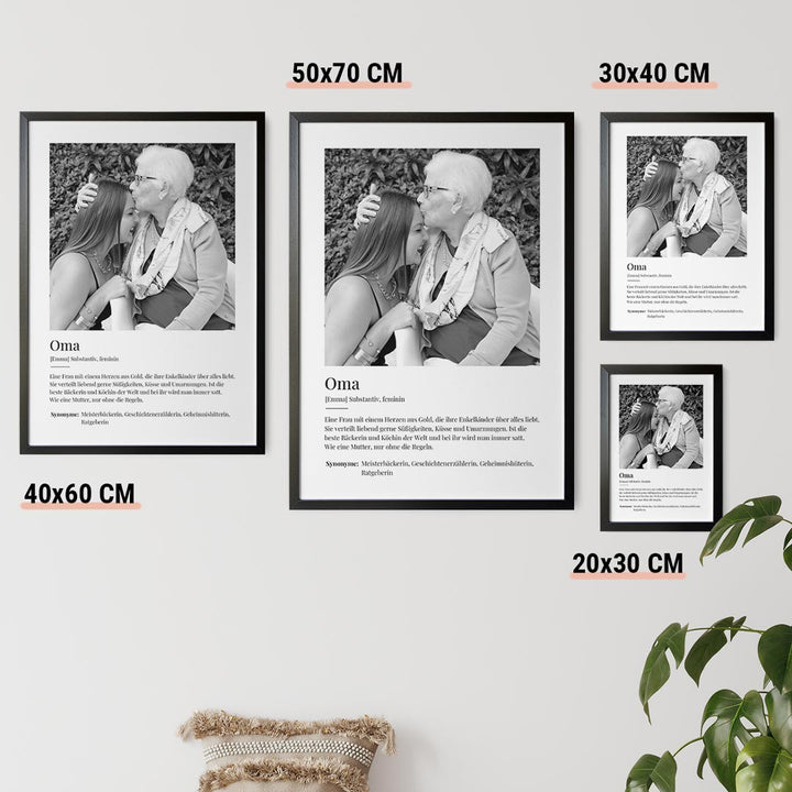definition oma poster geschenk