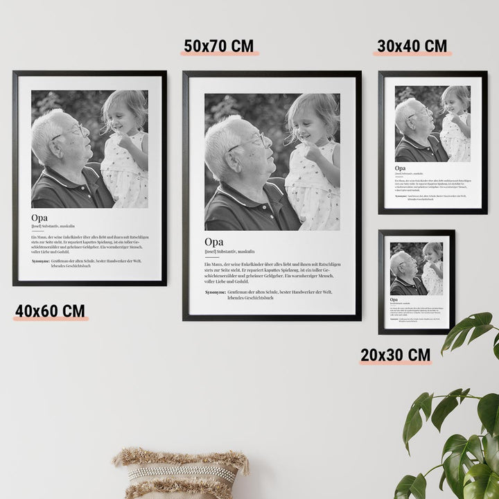 fotogeschenk opa poster