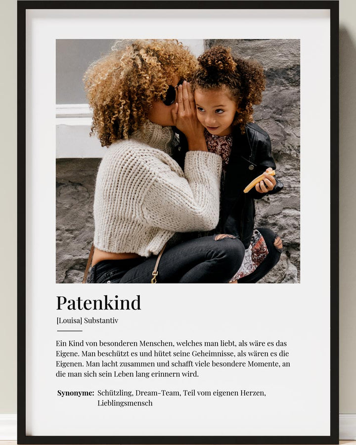fotoposter patenkind