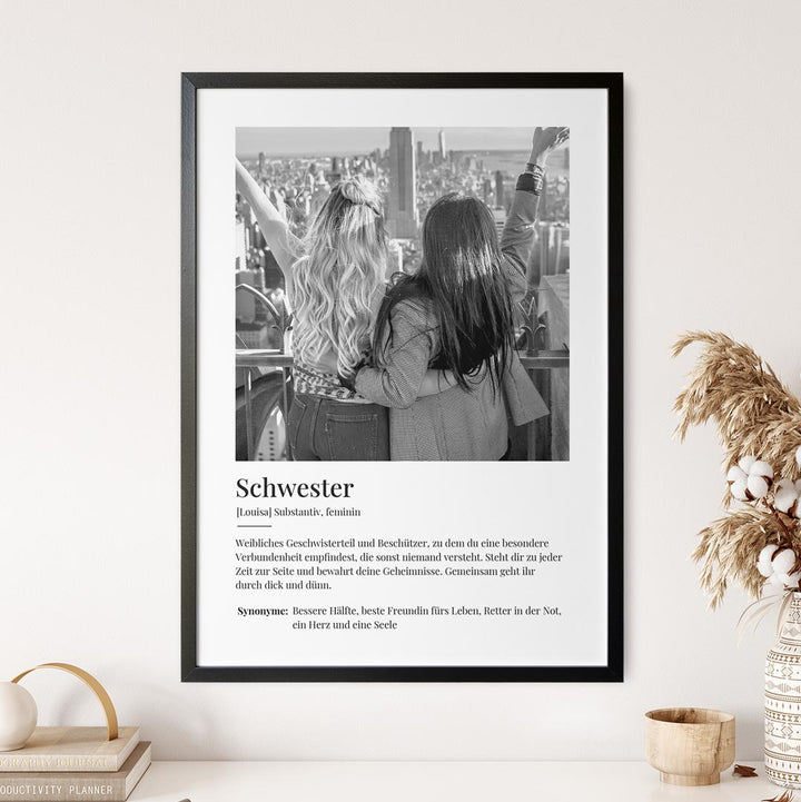 fotogeschenk schwester