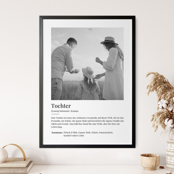 geschenkidee tochter definition poster