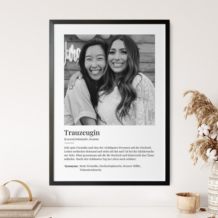 geschenk trauzeugin bild foto