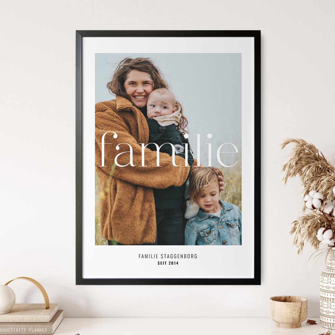 familienposter gestalten