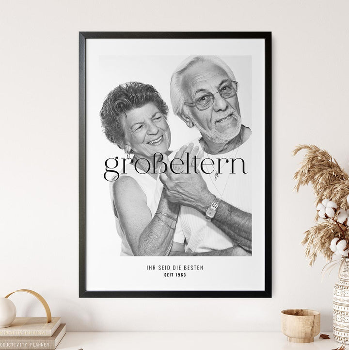 geschenkidee für großeltern personalisiert