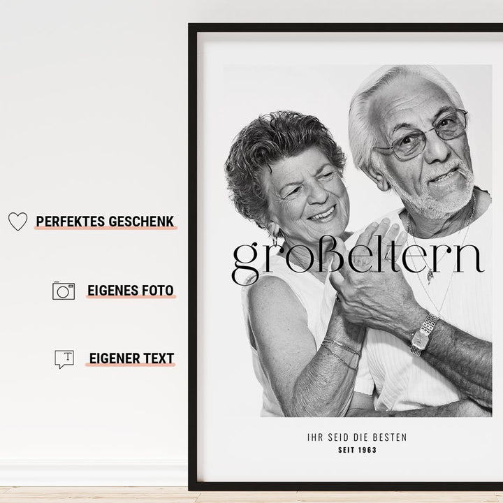 personalisiertes geschenk für die großeltern