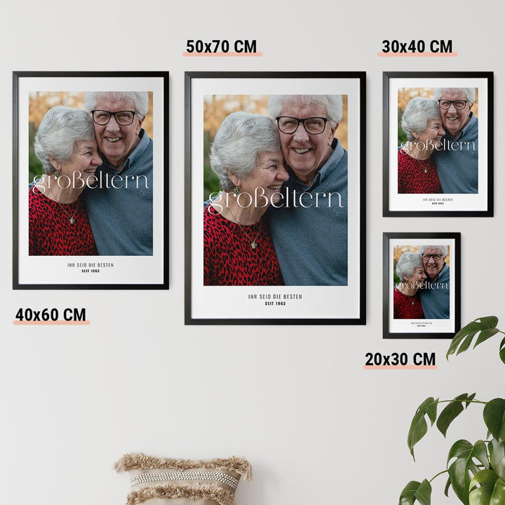 oma und opa bild personalisiert