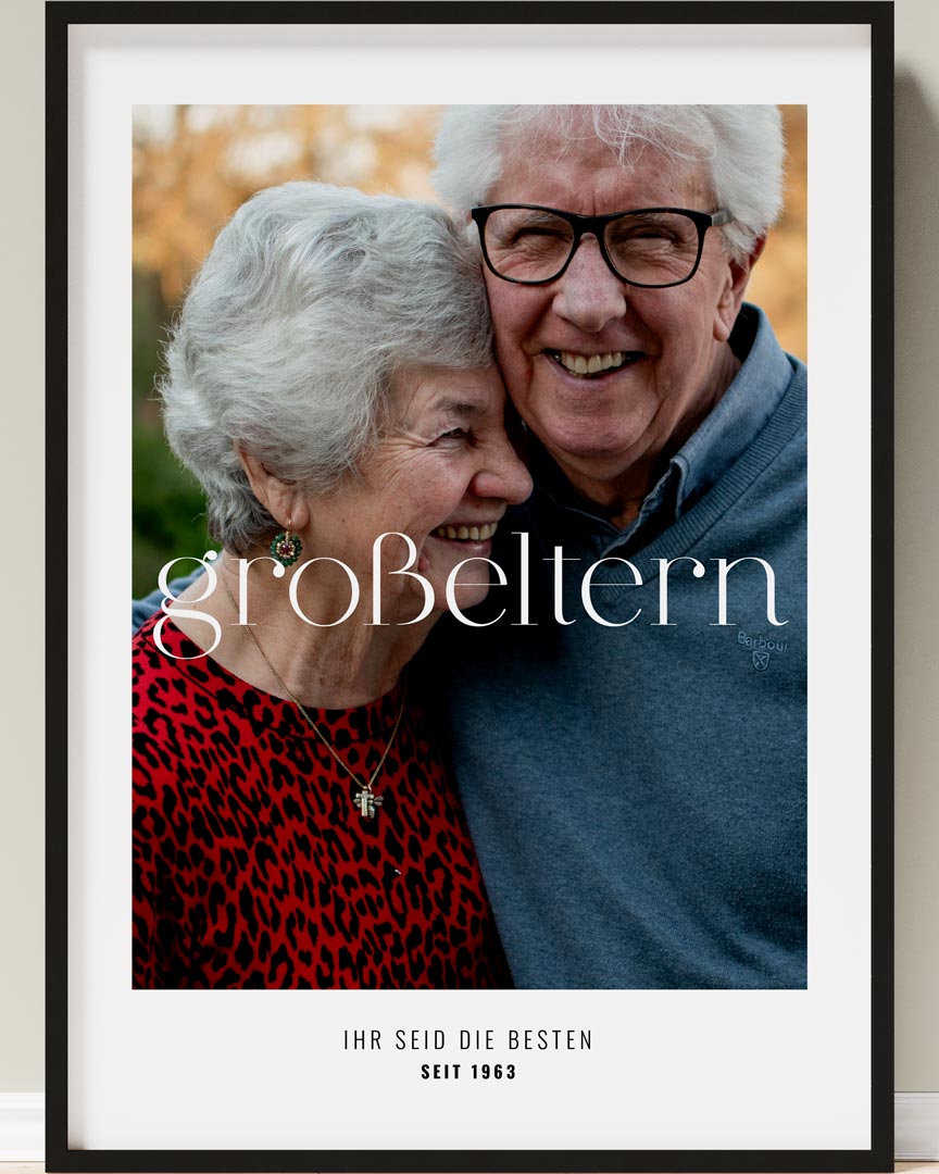 personalisiertes geschenk für großeltern