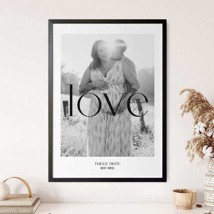 valentinstag geschenk poster love