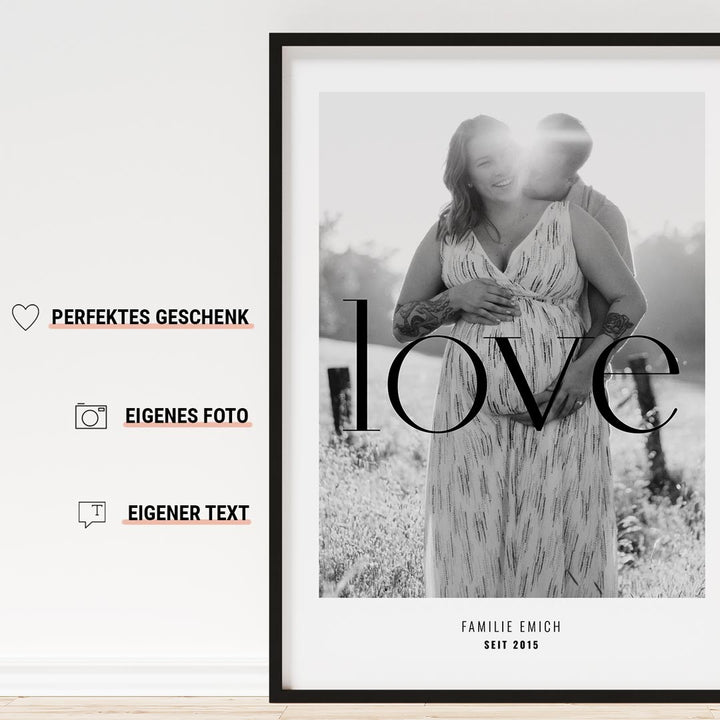 geschenk für freundin freund poster