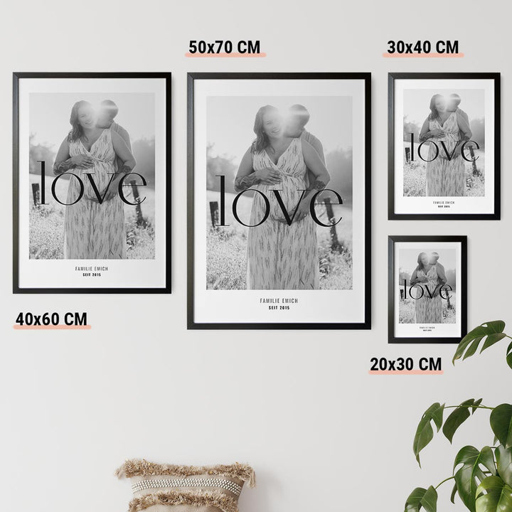 fotoposter liebe