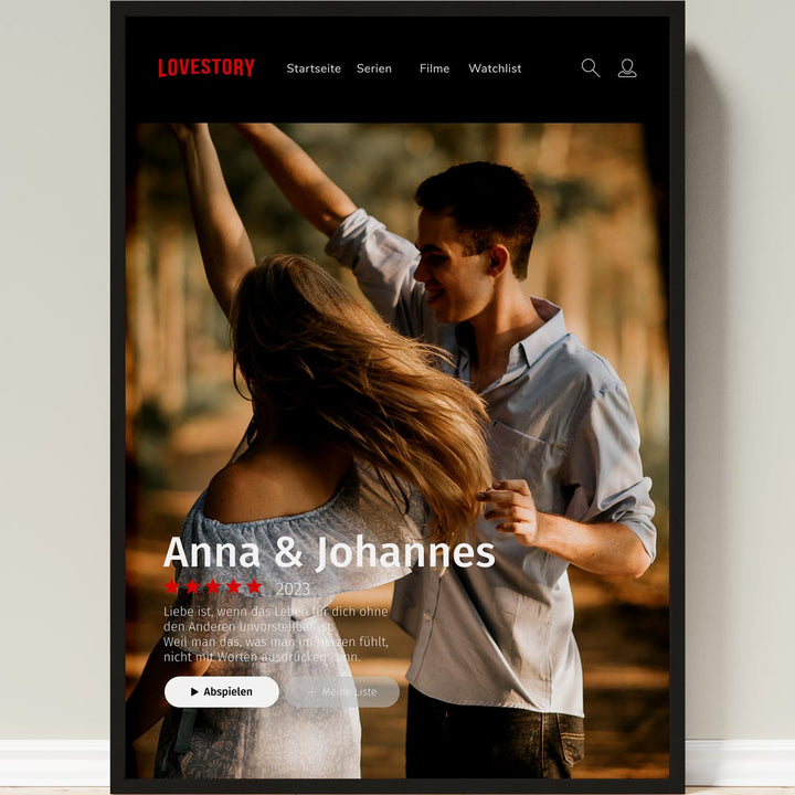 geschenk für freund freundin netflix poster