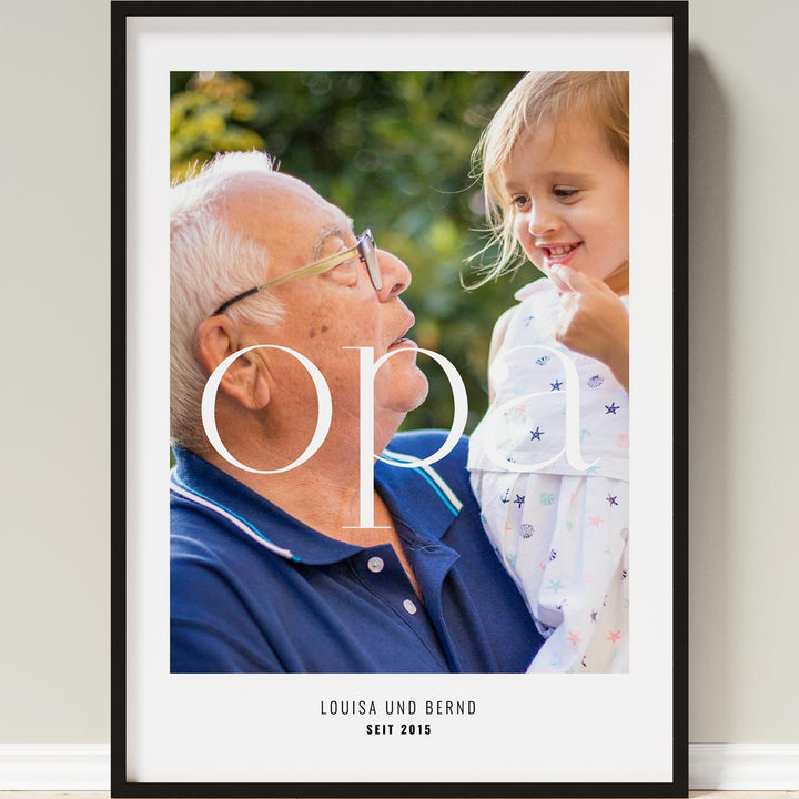geschenk für opa personalisiert