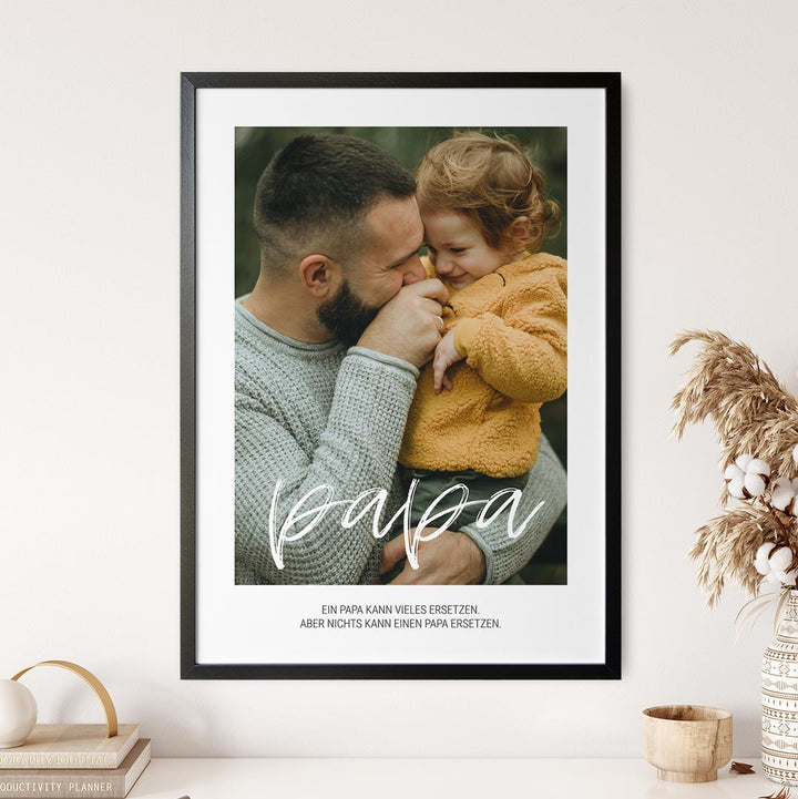 vatertag geschenk poster