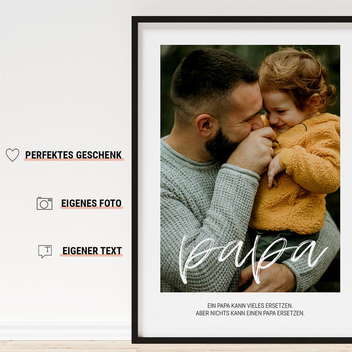 fotoposter papa