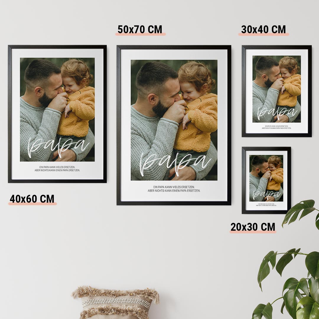 Fotoposter Papa Script | MY FAM POSTER – MY FAM POSTER ...