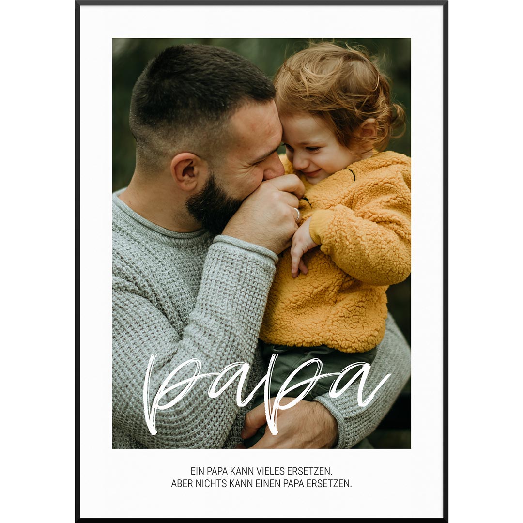 Fotoposter Papa Script | MY FAM POSTER – MY FAM POSTER ...