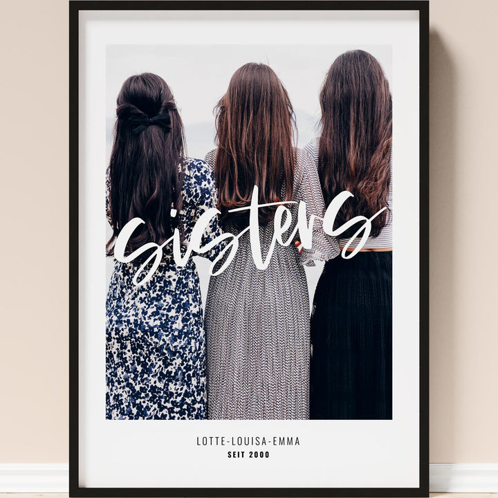 personalisiertes geschenk für schwester
