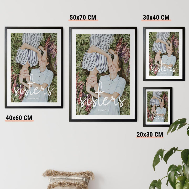 geschenkidee für schwester poster