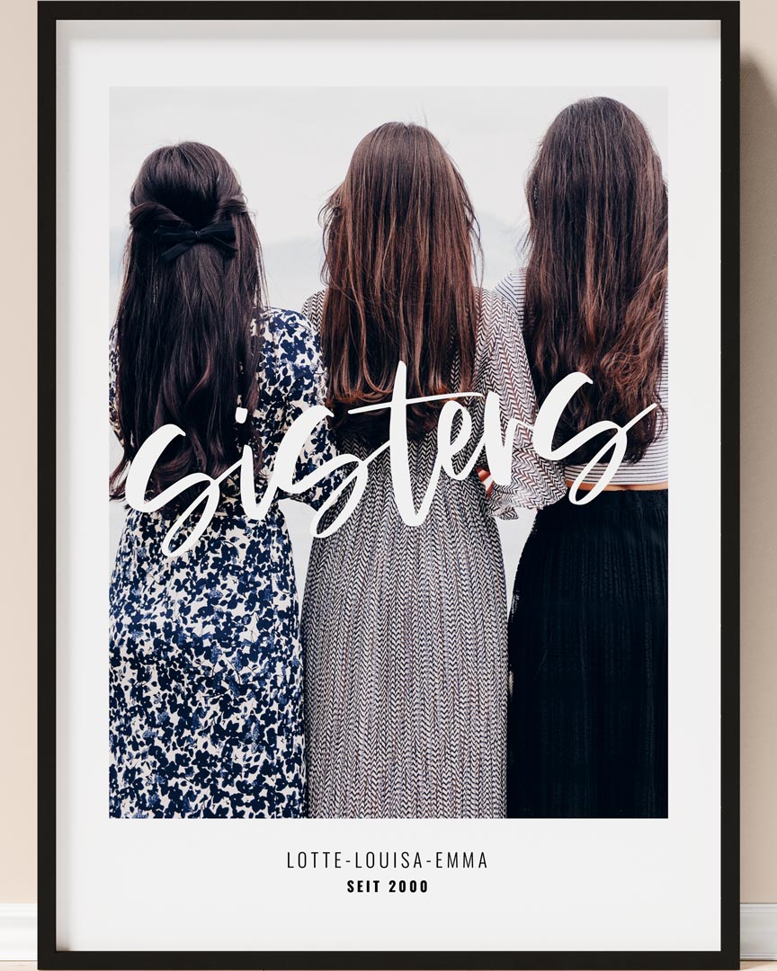 fotoposter schwester