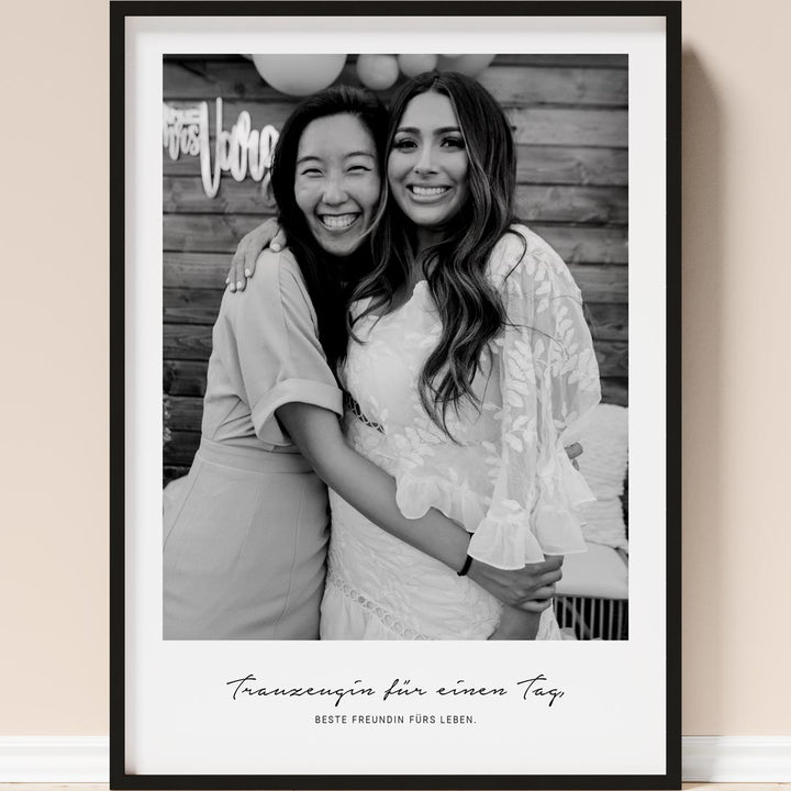 geschenk für trauzeugin poster