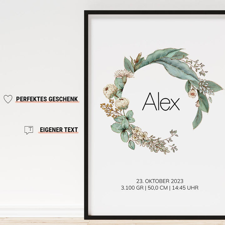 personalisiertes geschenk zur geburt