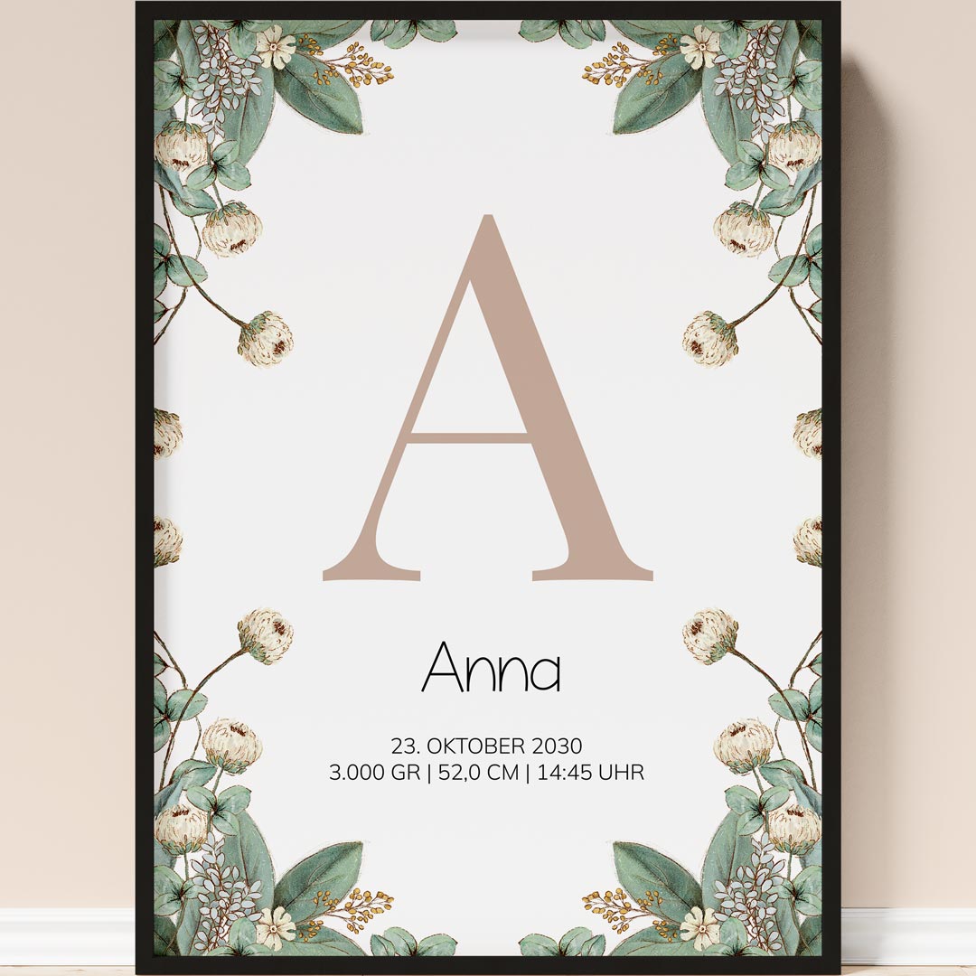 geschenk zur geburt personalisiert
