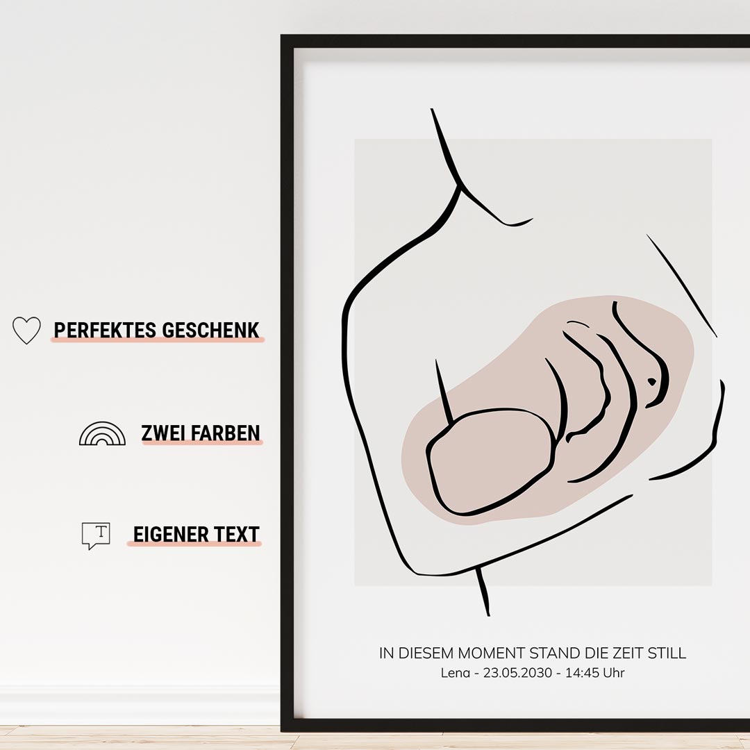 personalisiertes geschenk zur geburt