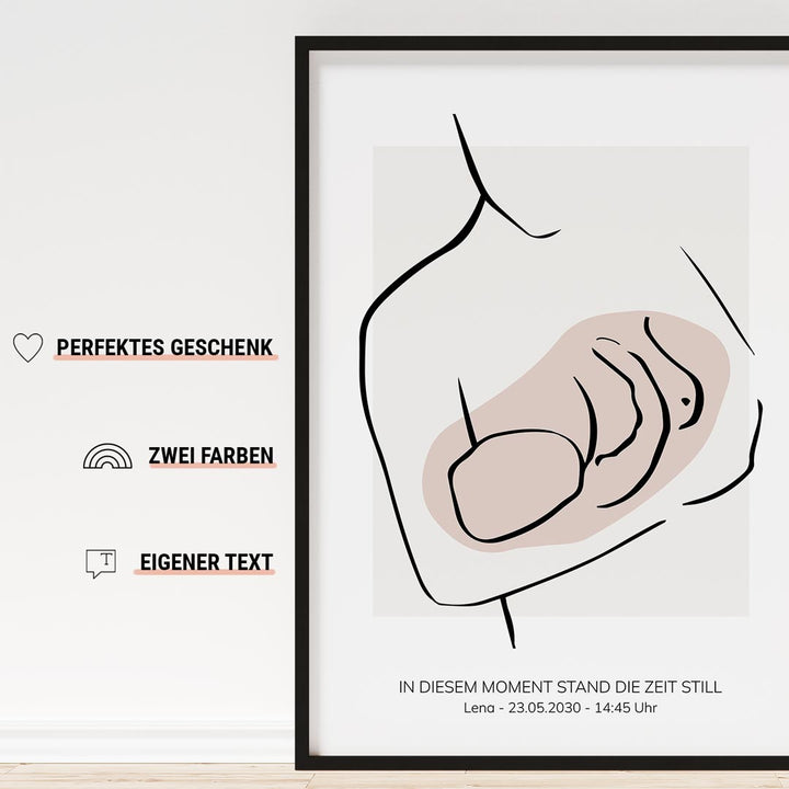 personalisiertes geschenk zur geburt