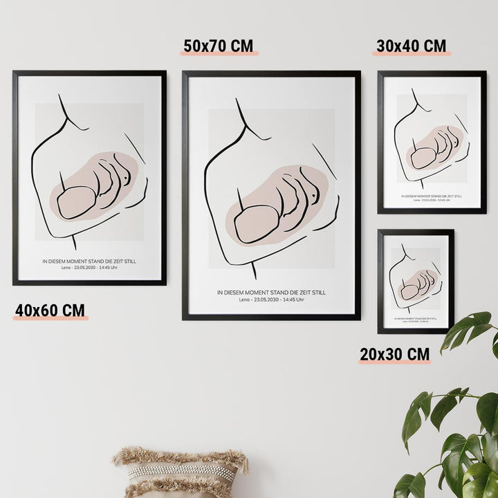 geburtsposter gestalten