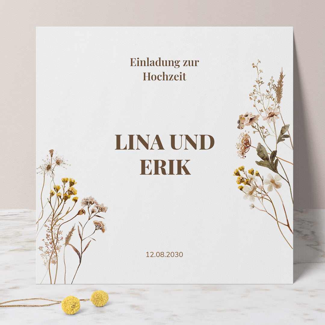 hochzeitseinladung bohemian