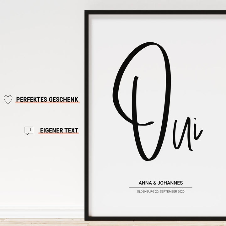 geschenk zur hochzeit personalisiert