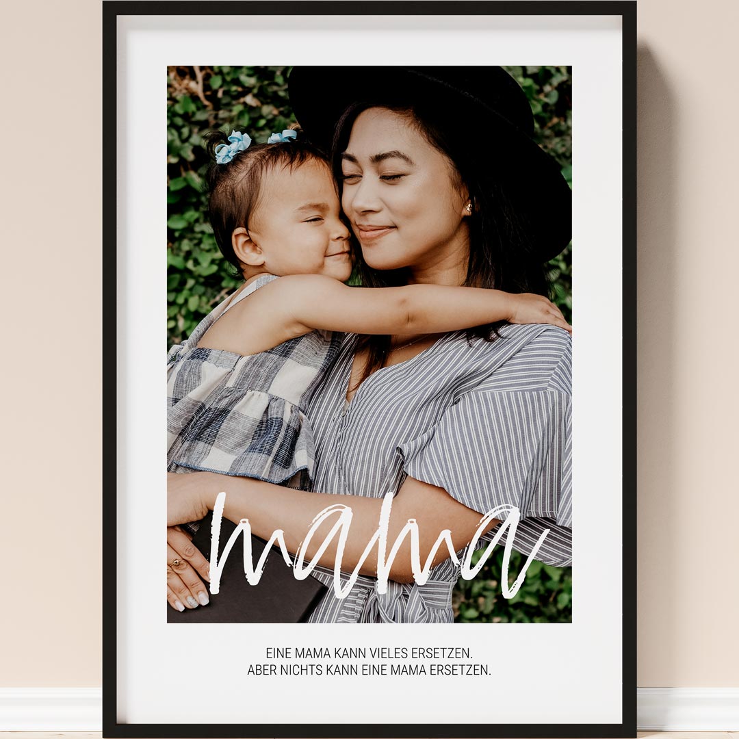 personalisiertes geschenk für mama poster