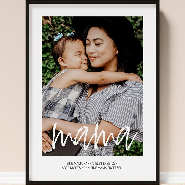 personalisiertes geschenk für mama poster