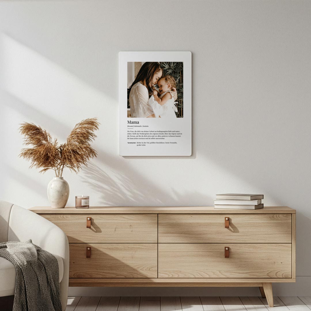Metallposter Definition Mama