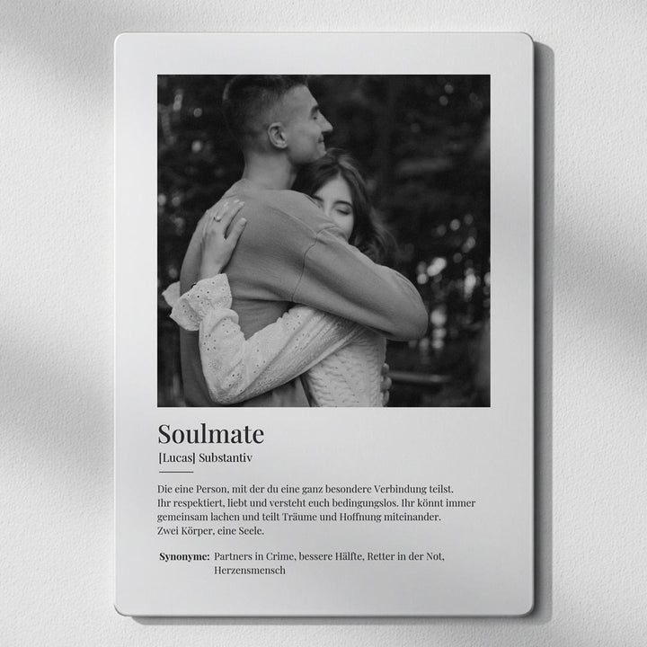 Metallposter Definition Soulmate